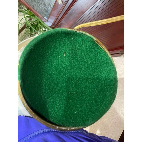 Vintage Hand-Painted Porcelain Table Lamp With Oriental Landscape Design & Brass - Picture 10 of 10